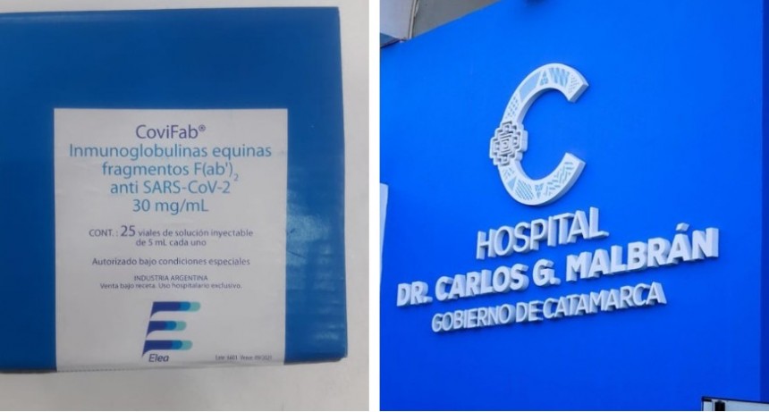 Una paciente, de 69 años, fue la primera en recibir tratamiento con suero equino en Catamarca