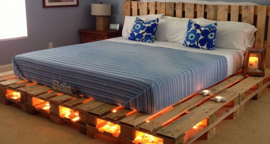 10 camas hechas de palets o tarimas que probablemente desees