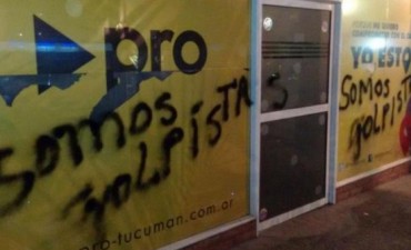 TUCUMAN: Atacaron por la noche la sede del PRO en YERBA BUENA 