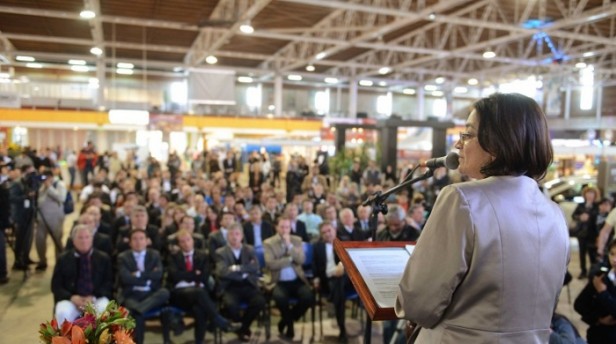 Lucía dejó formalmente inaugurada la Expo Productiva 2015
