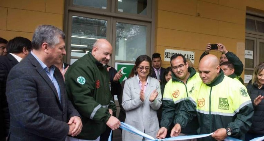 Corpacci inauguró las nuevas oficinas del SAME