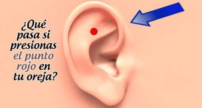 Mirá qué pasa si presionás y masajeás este punto de tu oreja 