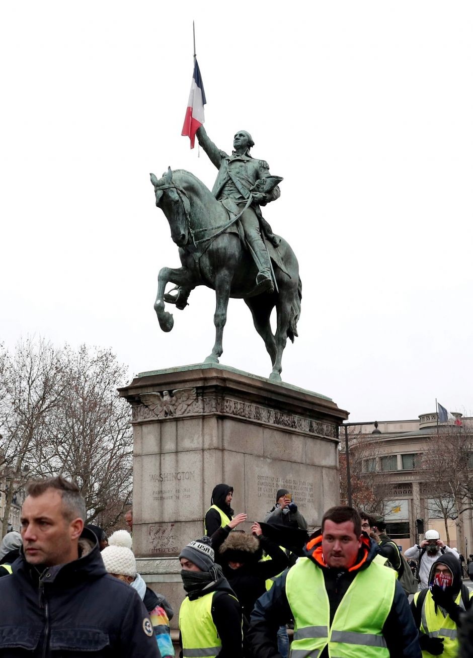 Francia enfrenta el quinto sábado consecutivo de protestas de los ‘chalecos amarillos’