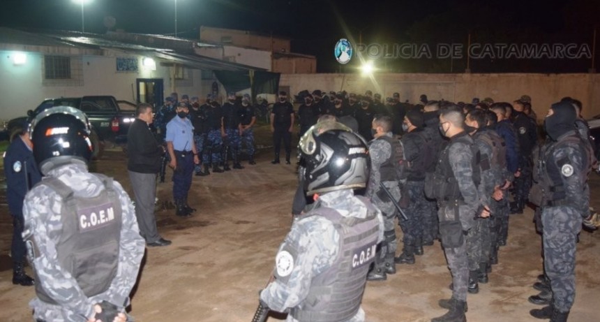 Fuerte operativo de seguridad: detenidos, secuestro de vehículos y droga, y una fiesta desalojada
